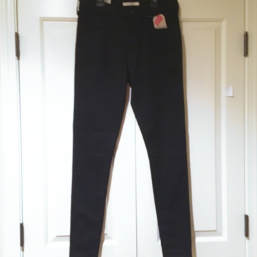 ✨NEW✨ Levi's High Rise Super Skinny Black Jeans - Picture 4 of 8